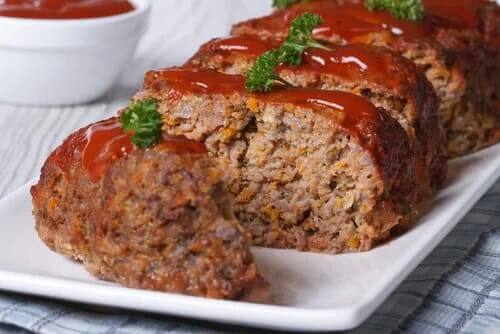 receta de rollo de carne o albondigon